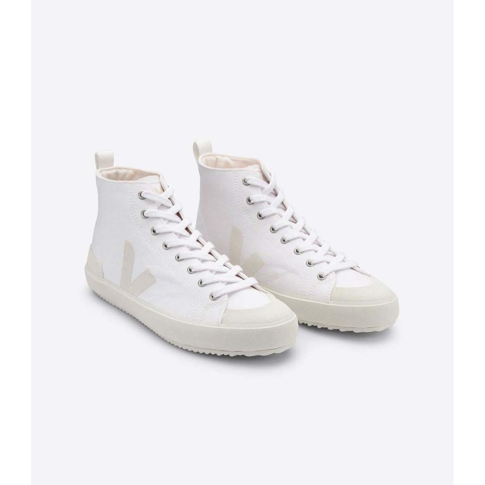 Veja NOVA HIGH TOP CANVAS PIERRE Men's High Tops White | CA 103FDN